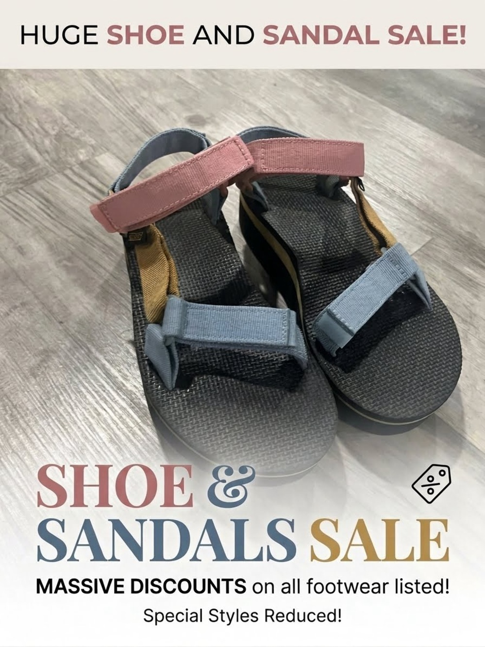 Chaco Women's Multi-Color Strappy Sandals (Pink & Light Blue)